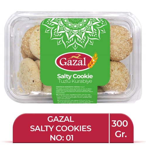 GAZAL 300 GR SALT COOKIES (01)*20