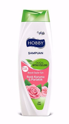 SHAMPOOING HOBBY 600 ML EXTRAIT DE PLANTES À LA ROSE * 12