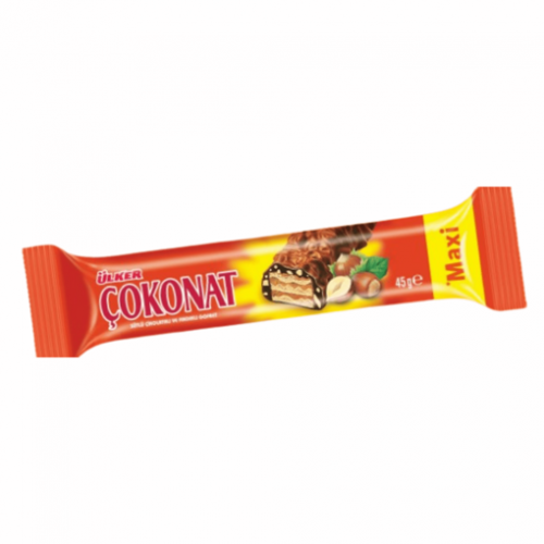 ÜLKER (739-00) ÇOKONAT SÜTLÜ MAXİ GOFRET 45GR*24