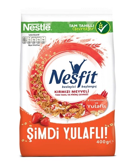 NESTLE NESFİT RED FRUIT CORN FLAKES 400GR*12