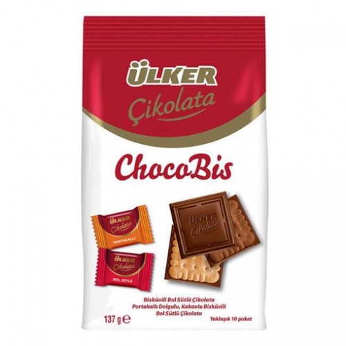 ÜLKER (1435-01)ÇİK.MİNİ KARE MİX POŞ.137GR*12