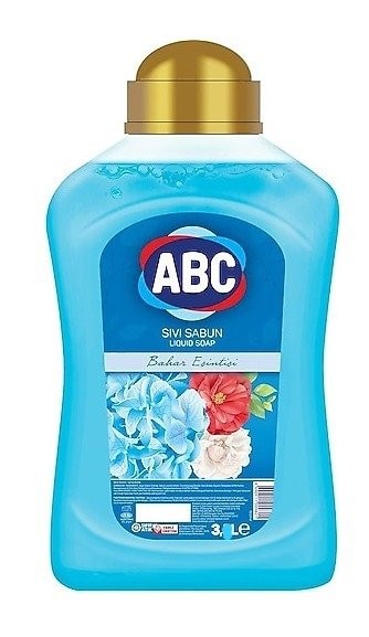 ABC 3 LT LIQUID SOAP BLUE*8