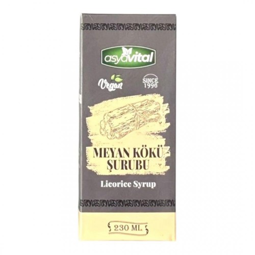 ASYA VİTAL 230 CC MEYAN KÖKÜ ŞURUBU*12