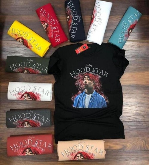 2 PAC PRINTED T-SHIRT 1 PCS