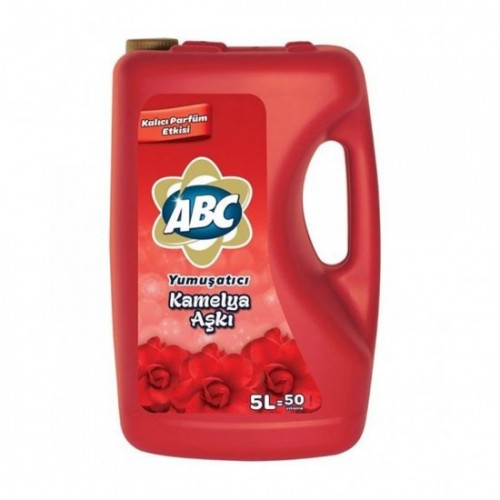 ABC 5 KG ADOUCISSANT -CAMELIA (ROUGE)*4