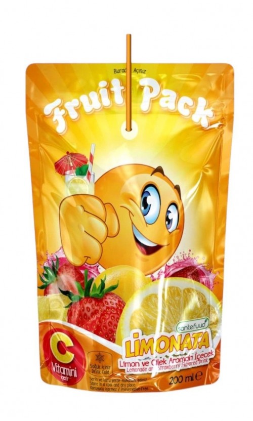 FRUİT PACK LİMON VE ÇİLEK ARM.200 ML*20