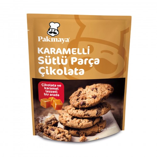 PAKMAYA KARAMELLİ SÜTLÜ PARÇA 70GR*18