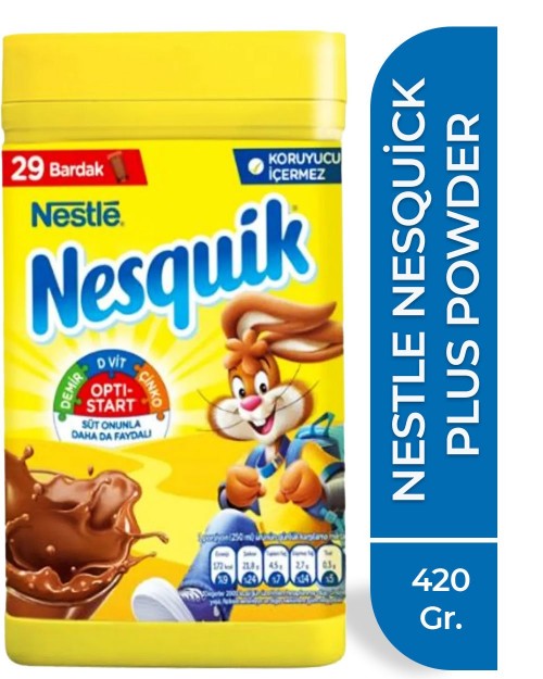 NESTLE NESQUİCK 420GR PLUS POWDER*12