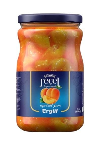 ERGÜL REÇEL 800 GR KAVANOZ KAYISI*9