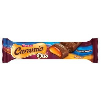 ÜLKER (1498-03) CARAMİO DUO FINDIK KREMA ÇİKOLATA. 32 GR*24