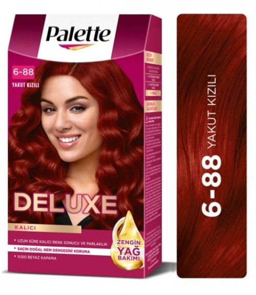 PALETTE DELÜXE (6-888) YAKUT KIZILI*3
