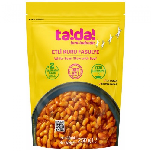 TADA 250 GR DRIED BEANS WITH MEAT*12