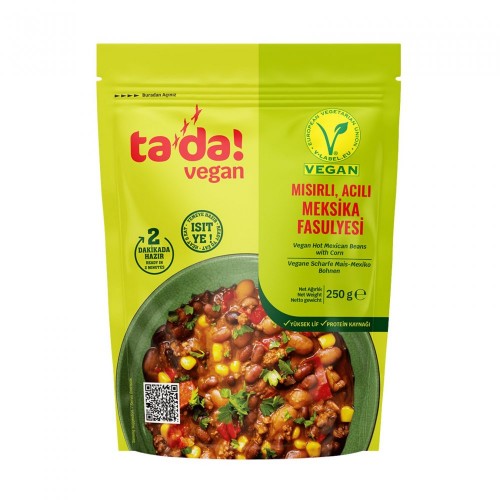 TADA 250 GR SPICY MEXICO BEANS WITH CORN*12