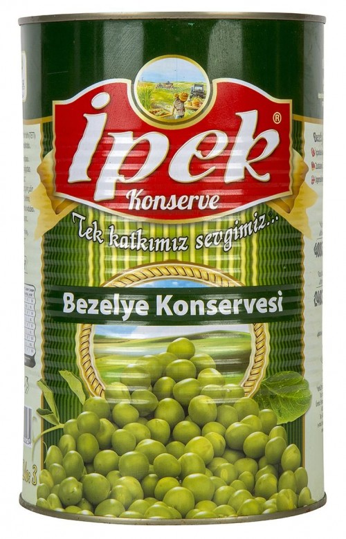 İPEK CANNED PEAS 4000 GR TIN*4