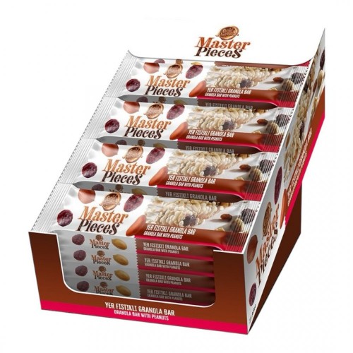 MASTER PİECES YER FIST.CRANBERY GRAN.BAR 30 GR*25