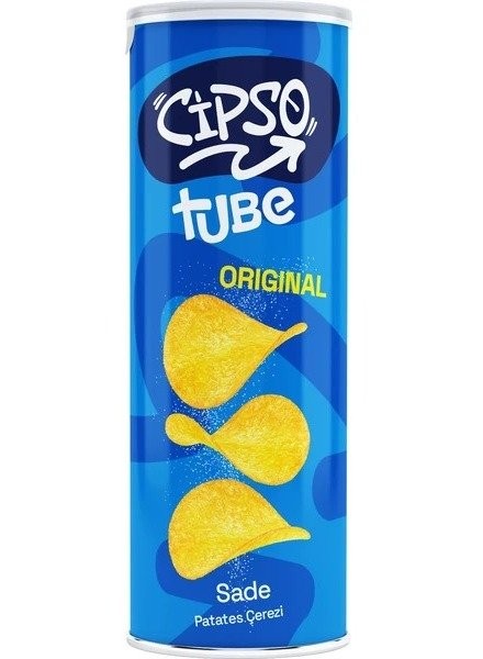 CİPSO TUBE 90 GR SADE PATATES ÇEREZİ*19