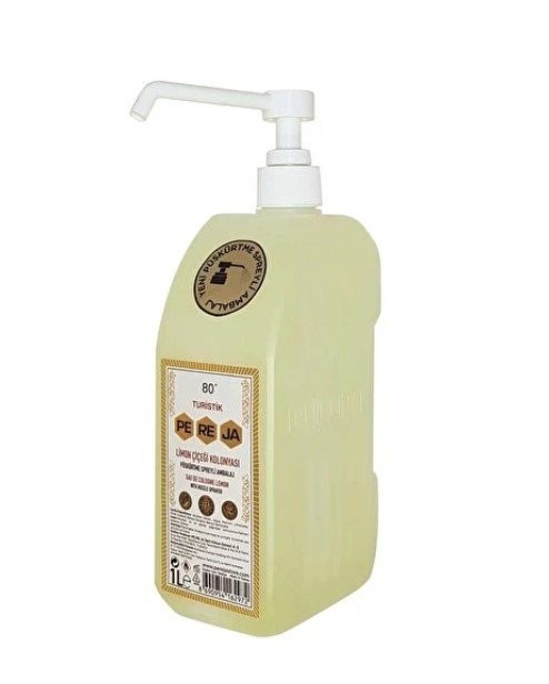 PEREJA COLOGNE 1000 ML PE SPRAYED LEMON*12