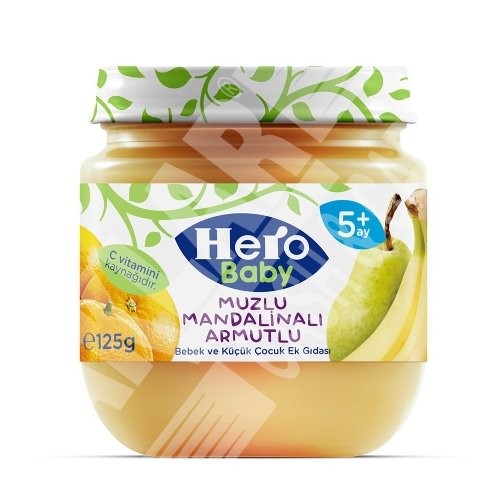 HERO BABY (5560-01) 125 G JAR BANANA TANGERINE PEAR *12