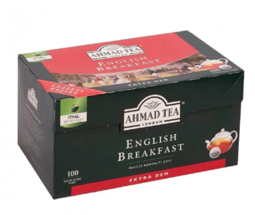 AHMAD TEA TEAPOT TEA BAGS 100 PACKS BREAKFAST*12 (2151)