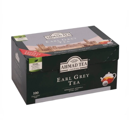 AHMAD TEA DEMLİK POŞET ÇAY 100'LÜ EARL GRAY*12(2150)