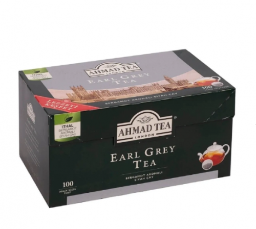 AHMAD TEA BARDAK POŞ.ÇAY 100'LÜ EARL GREY*12 (791)