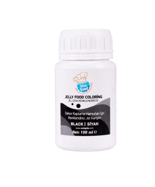 BLUE BEAD 100 GR PEINTURE GEL NOIR*12