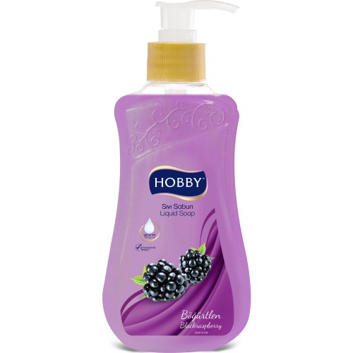 HOBBY 400 ML LIQUID SOAP BLACKBERRY * 24