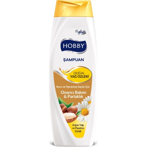 HOBBY CHAMP.600 ML HUILE D'ARGAN ET CAMOMILLE*12