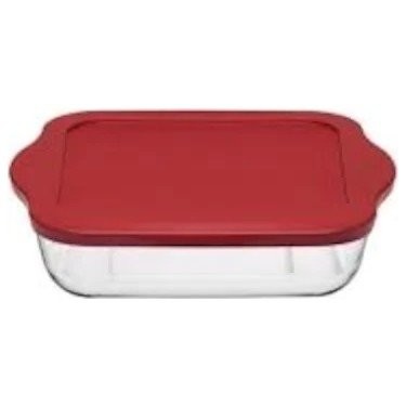(59024)PAŞA BAHÇE SQUARE TRAY WITH PLASTIC COVER *6