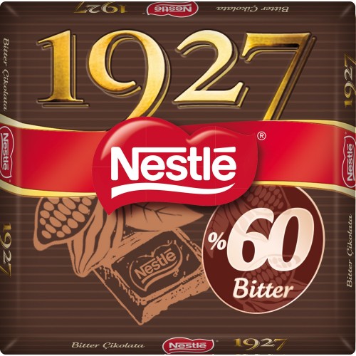 NESTLE 1927 60 GR BİTTER ÇİKOLATA %60 KAKAOLU KARE*6