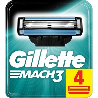 GILLETTE MACH 3 LAMES 4 PCS*200