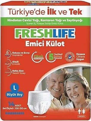 FRESHLİFE EMİCİ KÜLOT LARGE 14 LI*6