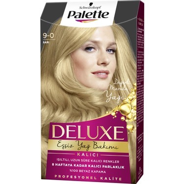 PALETTE DELÜXE 9-0 TEINTURE POUR CHEVEUX JAUNE * 3