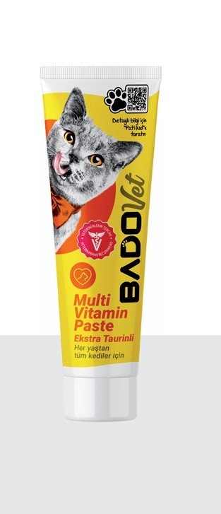 BADO KEDİ MULTİVİT.PASTE BESİN TAKVİYE.TÜP*(6X12)