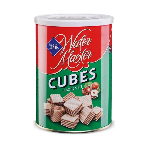 CIZMECI TIME 220 GR GAUFRES CUBES HAZELNUT TIN *12