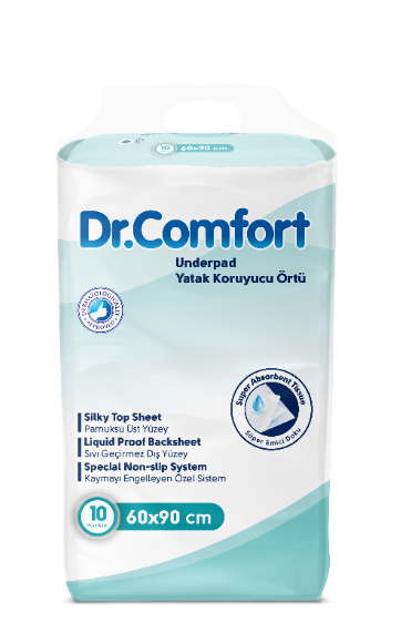 DR COMFORT BED PROTECTIVE COVER (60X90CM) 10 PIECES*12
