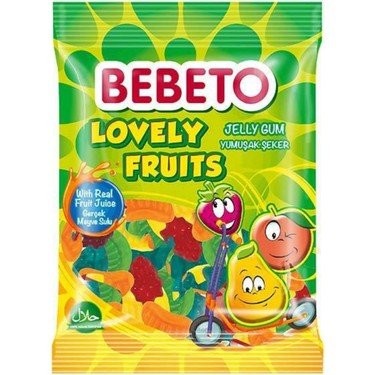 BEBETO 80 GR LOVELY FRUITS*12