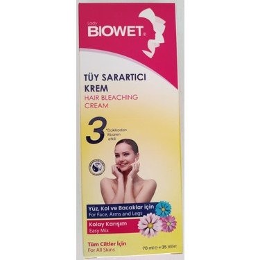 BİOWET КРЕМ ДЛЯ ПОЖЕЛТЕНИЯ ВОЛОС 70+35 МЛ *24
