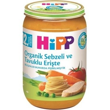 HİPP MAMA ORGANİK 220 GR SEBZELİ - TAVUKLU ERİŞTE *6