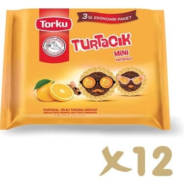 TORKU (400857) TURTACIK WITH ORANGE 3 PACK 102 GR*12