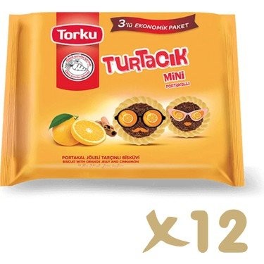 TORKU (400857) TURTACIK PORTAKALLI 3'LÜ102 GR*12