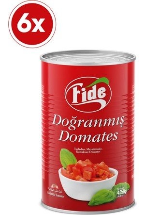 FİDE 4050 GR DOĞRANMIŞ DOMATES*6