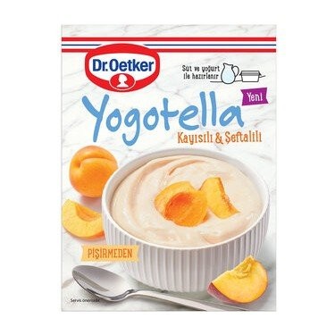 DR.OETKER YOGOTELLA WITH APRICOT-PEACH 77 GR*12