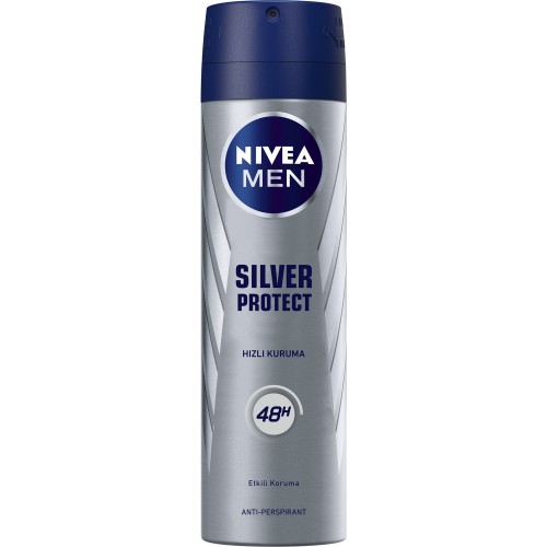 NİVEA DEO 150 ML MEN SILVER PROTECT*1