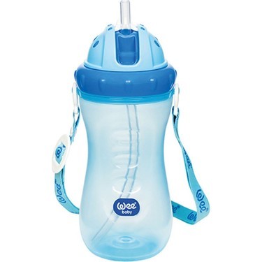WEE BABY COLOR GLASS WITH STRIPET 340 ML*12