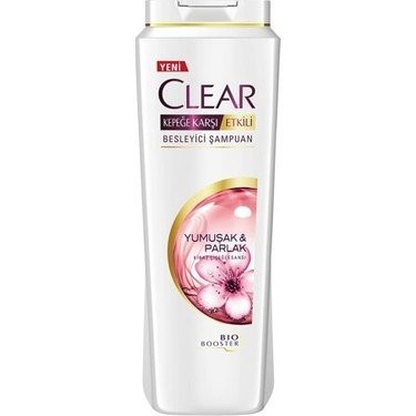 CLEAR 350 ML ŞAMP YUMUŞAK VE PARLAKLIK (KADIN)*5