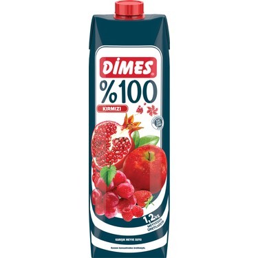 DİMES 1 LT TETRA %100 KIRMIZI KARIŞIK*12