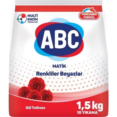 ABC MATİK 1,5 KG GÜL TUTKUSU*12