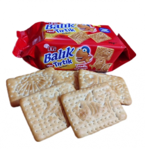 ETİ (2924-20)PERFORAJLI PLAIN FISH CRACKER 74GR*24