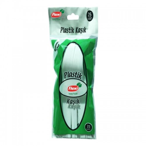 FLEXİ PLASTİK KAŞIK 25'Lİ*8
